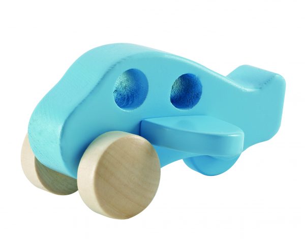 Houten vliegtuig - hout - vliegtuig - houten speelgoed - speelgoed - vliegtuig - dn houten tol - de mouthoeve - boekel - hape - baby - peuter
