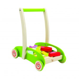 Block and roll - loopwagen - blokken - dn houten tol - speelgoed - houten speelgoed - boekel - mouthoeve - Hape