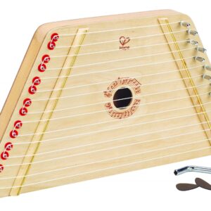 Harp - hout - muziek - instrument - houten speelgoed - speelgoed - dn houten tol - de mouthoeve - boekel - hape - peuter - kleuter - winkel