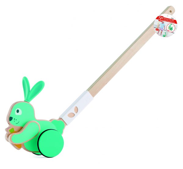 konijn duwstok - konijn - dier - speelgoed - houten speelgoed - dn houten tol - de mouthoeve - boekel - winkel - hape