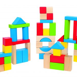 blokken 50 stuks - maple blocks - blokken - bouwen - speelgoed - hout - houten speelgoed - dn houten tol - de mouthoeve - boekel - winkel - hape - baby - peuter - kleuter