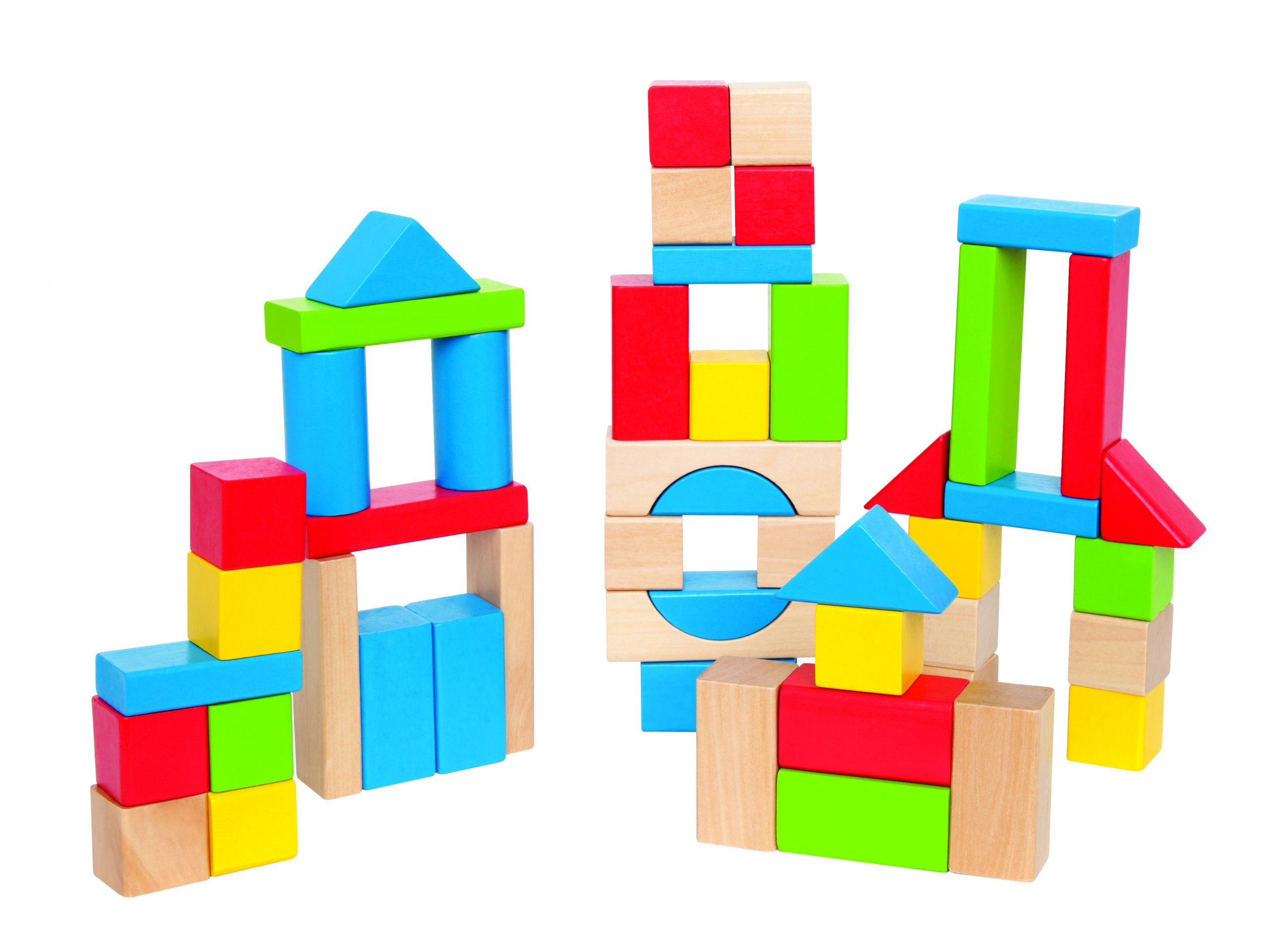Attent Nauwkeurig Productiecentrum Blokken 50 stuks – Speelgoedwinkel D'n Houten Tol
