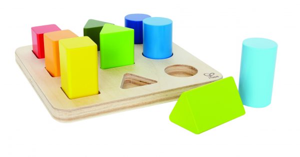 Vormen en kleuren sorteerder - color and shape sorter - hout - peuter - kleuter - hout - houten speelgoed - speelgoed - dn houten tol - de mouthoeve - boekel - winkel - hape