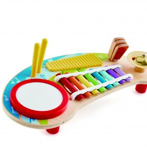 machtige mini band - band - xylofoon - drum - klepper - hout - kunststof - speelgoed - houten speelgoed - de mouthoeve - boekel - winkel - baby - peuter - kleuter - muziek - hape