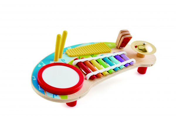machtige mini band - band - xylofoon - drum - klepper - hout - kunststof - speelgoed - houten speelgoed - de mouthoeve - boekel - winkel - baby - peuter - kleuter - muziek - hape