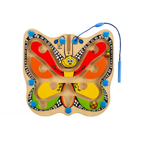 vlinder - magische vlinder dolhof - color flutter butterfly - hout - speelgoed - houten speelgoed - dn houten tol - de mouthoeve - boekel - winkel - peuter - kleuter - hape