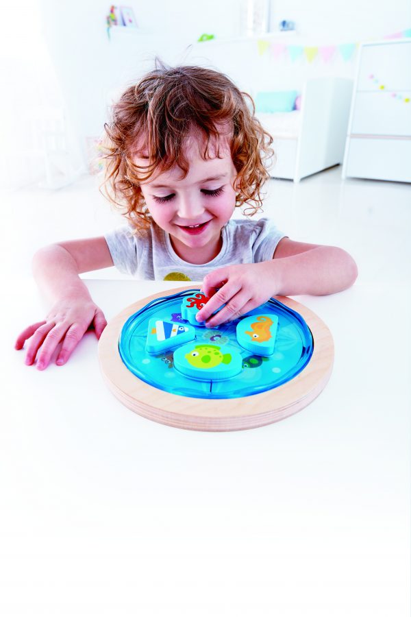 E1604 - deep sea discovery puzzle - diepzee puzzel - hout - peuter - kleuter - speelgoed - houten speelgoed - dn houten tol - de mouthoeve - boekel - winkel - hape - puzzel