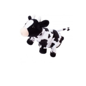 Handpuppet cow - koe - handpop - pluche - speelgoed - houten speelgoed - dn houten tol - de mouthoeve - boekel - winkel - beleduc