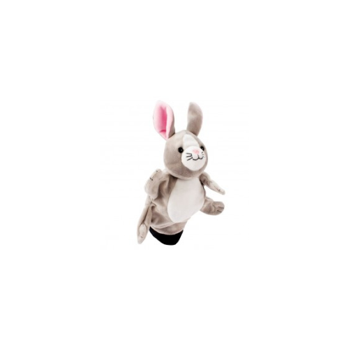 Handpuppet rabbit - konijn - handpop - pluche - speelgoed - houten speelgoed - dn houten tol - de mouthoeve - boekel - winkel - beleduc