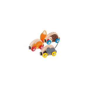 dreumes - peuter - egel - muis - eekhoorn - trein - houten trein - bosdieren trein - tactile animal train - speelgoed - houten speelgoed - hout - dn houten tol - de mouthoeve - boekel - winkel - hape - E3817