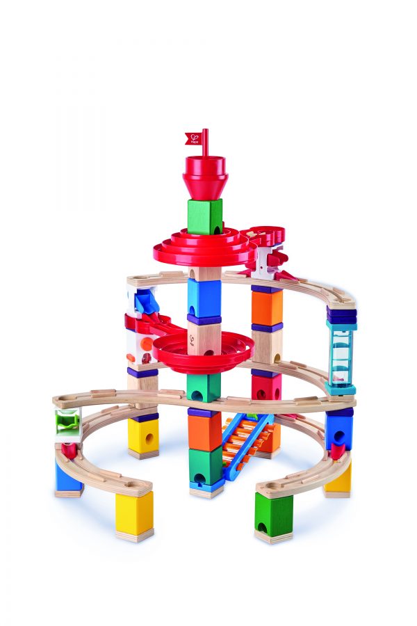 knikkerbaan - super spiraal - super spirals - speelgoed - houten speelgoed - hape - E6024 - kinder speelgoed - dn houten tol - kleuter - vanaf 4 jaar - de mouthoeve - boekel - winkel - knikkers