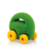 rubbabu - voertuig - baby speelgoed - rubber speelgoed - 100% natuurlijk - speelgoed - houten speelgoed - dn houten tol - de mouthoeve - boekel - shop stil speelgoed - groen - Mascotte
