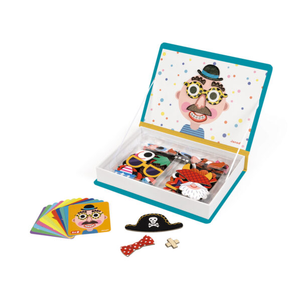 magneetboek - magnetibook -prinsessen - janod - webshop - magneten - educatief speelgoed - speelgoed - houten speelgoed - dn houten tol - de mouthoeve - boekel - verkleedfeest - meisjes - prinsessen - verjaardags cadeau kind - gekke gezichten magneten - gekke gezichten jongens