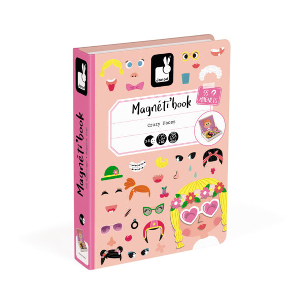 magneetboek - magnetibook -prinsessen - janod - webshop - magneten - educatief speelgoed - speelgoed - houten speelgoed - dn houten tol - de mouthoeve - boekel - verkleedfeest - meisjes - prinsessen - verjaardags cadeau kind - gekke gezichten magneten