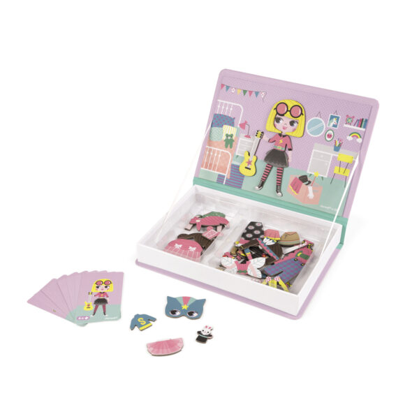 magneetboek - magnetibook - verkleedfeest - janod - webshop - magneten - educatief speelgoed - speelgoed - houten speelgoed - dn houten tol - de mouthoeve - boekel - verkleedfeest - meisjes - elfje