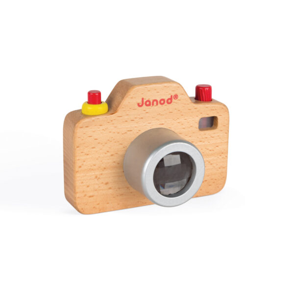 fotocamera - kinder camera - kinder foto camera - speelgoed camera - speelgoed - educatief speelgoed - houten speelgoed - dn houten tol - de mouthoeve - boekel - shop - webshop - janod
