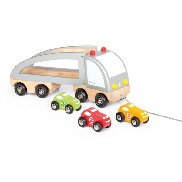 vrachtwagen - houten vrachtwagen - speelgoed vrachtwagen - houten auto's - speelgoed autootjes - speelgoed - houten speelgoed - educatief speelgoed - dn houten tol - kinder speelgoed - de mouthoeve - boekel - shop - winkel - janod