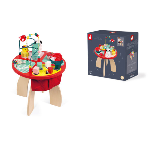 Baby Forest serie - Janod Baby Forest - Speeltafel - janod - kinder tafel - houten kinder tafel - houten speeltafel - speelgoed - educatief speelgoed - houten speelgoed - dn houten tol - de mouthoeve - boekel - shop - speelgoedwinkel boekel