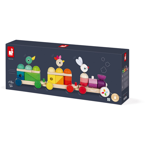 janod - houten speelgoed - trein - dieren trein - blokken - trekfiguur - kleurrijk - duurzaam - educatief - dn houten tol - webshop - speelgoedwinkel - de mouthoeve - boekel