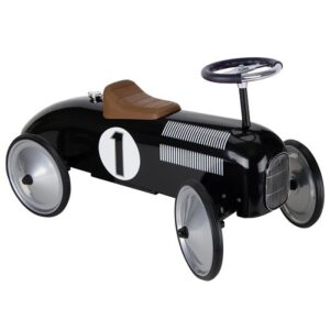 loopauto - goki- metaal - racer - Ride-on vehicle black - duurzaam - educatief - webshop - speelgoedwinkel - dnhoutentol - demouthoeve - boekel - kraamcadeautje - verjaardag - dreumes - peuter - vanaf 1 jaar
