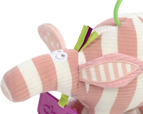 dolce toys aardvarken - pastel - klein - verjaardag - kraamcadeautje - origineel - baby - knuffel - educatief - duurzaam - activiteitenknuffel - spiegeltje - baby aap - dreumes - toys - dolce - dn houten tol - de mouthoeve - boekel - houten speelgoed - speelgoedwinkel - webshop