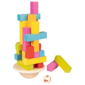 goki - spel - balans spel - balanceren - game dancing tower - toren - hout- behendigheid - duurzaam - educatief - motoriek - kleurrijk - kleuter - jongen - meisje - houten speelgoed - dn houten tol - de mouthoeve - boekel - speelgoedwinkel - verjaardagscadeau t