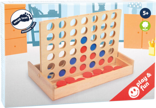 spellen - houten speelgoed- spel voor onderweg - vier op een rij - duurzaam - educatief - hout - dn houten tol - de mouthoeve - boekel - speelgoedwinkel - webshop - wooden