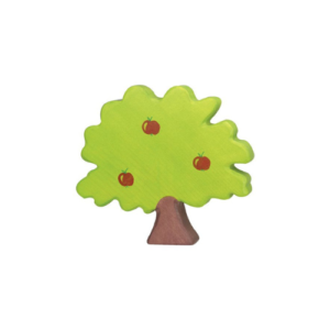 appelboom - groene boom - hen - houten dieren - holztiger - open ended play - goki - duurzaam - educatief - gemert- dn houten tol - trendy - speelgoedwinkel -
