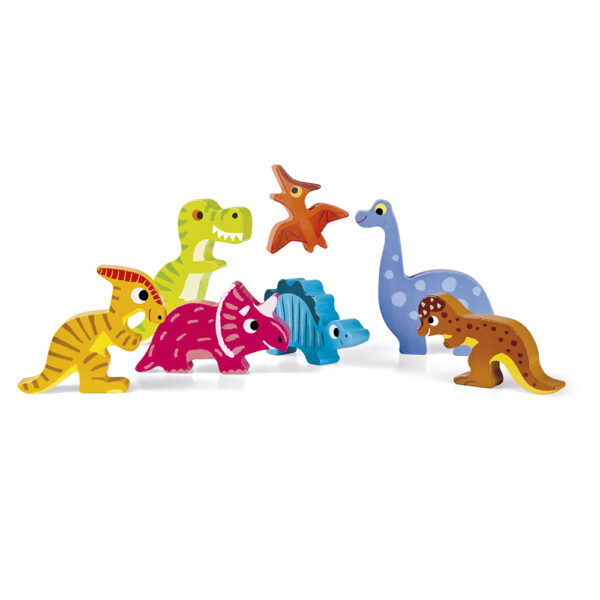 Janod Chunky Puzzel – Dinosaurus - puzzel - hout - duurzaam - educatief - leerzaam - fsc - recycle - peuter - dreumes - dn houten tol - motoriek - boekel - speelgoedwinkel - webshop - nieuw - spelen - kinderen - verantwoord - trendy - de mouthoeve - toyshop - woodentoys - webwinkel - eerlijk - kado - verjaardag