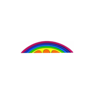 Brücken-Set 8 teilig, regenbogen-farben - Bruggenset 8 stuks, regenboogkleurig - grluckskafer - houten speelgoed - open eind speelgoed - open ended toys - duurzaam - educatief - dn houten tol - de mouthoeve - boekel - speelgoedwinkel - webshop - eerlijk - fsc - trendy - antroposofisch - recyclebaar - verantwoord - kinderen - peuter - kleuter - dreumes - woodentoys - kado - babyshower - kraamcadeautje