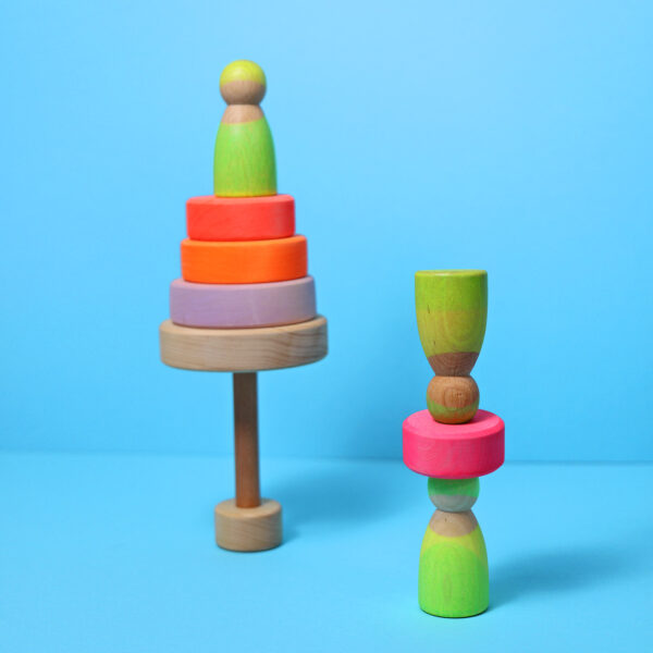 grimm's - stapeltoren - neon - kleuren - vanaf 1 jaar - verjaardag - open end play - open eind speelgoed - houten speelgoed - verantwoord - eerlijk - handgemaakt - lindehout - nieuw - kinderopvang - koop lokaal - speelplezier - recyclebaar - baby - dreumes - peuter - kleuter - dn houten tol - Gemert - duurzaam - educatief - wooden toys - eerlijk - trendy - open ended learning - natural - kleurrijk - bso - vrijeschool - pedagogisch - motoriek - antroposofisch