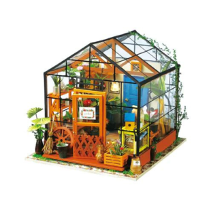 bouwpakket - tuinkas - tuin - robotime - dn houten tol - gemert - webshop - speelgoedwinkel - online shoppen - Robotime Cathy's Flower House - DG104 - educatief - knutselen - volwassenen - duurzaam - tuin