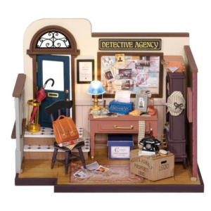 Robotime Mose's Detective Agency - bouwpakket - volwassenen - duurzaam - educatief - dn houten tol - gemert - speelgoedwinkel - houten speelgoed - houten bouwpakketen - koop lokaal ook online - winkel - store - robotime