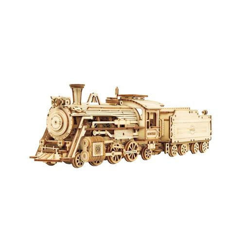 bouwpakket - robotime - volwassenen - houten bouwpakket - duurzaam - educatief - knutselen - Robotime Prime Steam Express - modelbouw - miniatuur - Rokr - dn houten tol - speelgoedwinkel - gemert