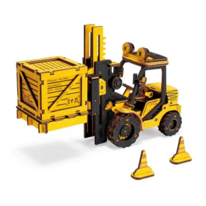 bouwpakket - robotime - volwassenen - houten bouwpakket - duurzaam - educatief - knutselen - Robotime Forklift - vorkheftruck - modelbouw - miniatuur - Rokr - dn houten tol - speelgoedwinkel - gemert
