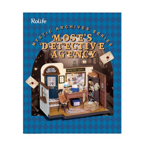 Robotime Mose's Detective Agency - bouwpakket - volwassenen - duurzaam - educatief - dn houten tol - gemert - speelgoedwinkel - houten speelgoed - houten bouwpakketen - koop lokaal ook online - winkel - store - robotime