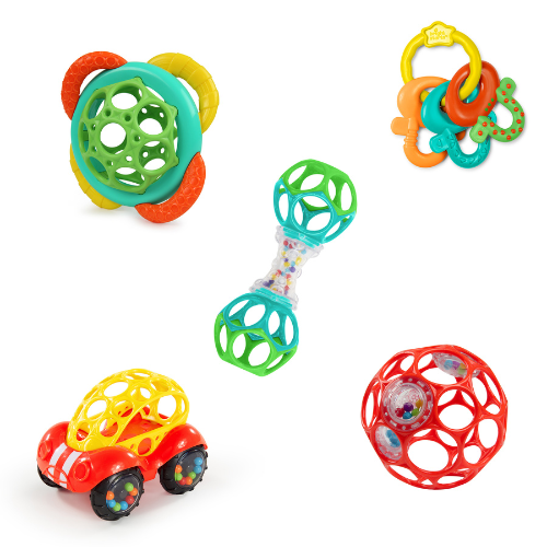 Oball - Oball Classic Easy-Grasp Toy multicolor - baby - peuter - motoriek - bal - flexibel - gemert - speelgoedwinkel - dn houten tol - duurzaam - kraamcadeau - kleurrijk - koop lokaal - koop lokaal ook online - webshop - trendy - verantwoord - babybal - scholen - speelgoed - houten speelgoed - bso - kinderopvang
