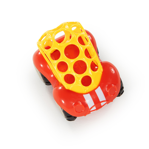 Oball – Rattle & Roll Buggie Toy – red - Oball - Oball Classic Easy-Grasp Toy multicolor - baby - peuter - motoriek - bal - flexibel - gemert - speelgoedwinkel - dn houten tol - duurzaam - kraamcadeau - kleurrijk - koop lokaal - koop lokaal ook online - webshop - trendy - verantwoord - babybal - scholen - speelgoed - houten speelgoed - bso - kinderopvang