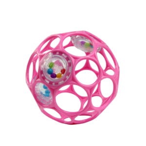 pink - roze -babyspeelgoed - bal - oball - motoriek - baby - grip - bal met gaten - uniek - kraamcadeautje - interactief - open eind spel - open ended play - duurzaam - educatief - gemert- dn houten tol - trendy - speelgoedwinkel - verantwoord - scholen - bso - kinderopvang - - handgemaakt - koop lokaal