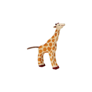 Giraffe - houten dieren - holztiger - open ended play - goki - duurzaam - educatief - gemert- dn houten tol - trendy - speelgoedwinkel - verantwoord - scholen - bso - kinderopvang - fsc - beukenhout - handgemaakt - natuurlijke verf - koop lokaal