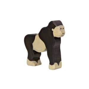 apen - gorilla - oerwouddieren - zoogdieren - houten dieren - holztiger - open ended play - goki - duurzaam - educatief - gemert- dn houten tol - trendy - speelgoedwinkel - verantwoord - scholen - bso - kinderopvang - fsc - beukenhout - handgemaakt - natuurlijke verf - koop lokaal