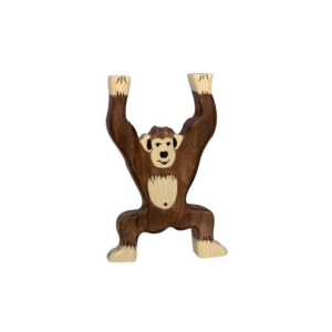 apen - chimpansee - oerwouddieren - zoogdieren - houten dieren - holztiger - open ended play - goki - duurzaam - educatief - gemert- dn houten tol - trendy - speelgoedwinkel - verantwoord - scholen - bso - kinderopvang - fsc - beukenhout - handgemaakt - natuurlijke verf - koop lokaal