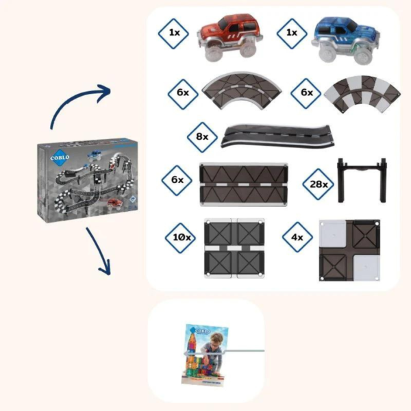 Coblo - racebaan - zwart - open eind speelgoed - open end play - dn houten tol - gemert - speelgoedwinkel - duurzaam - educatief - verantwoord - bso - kinderdagverblijf - opvang - hout - kinderen - peuter - dreumes - kleuter - baby - toyshop - woodentoys - webwinkel - kado - eerlijk - trendy - nieuwe - fsc - recyclebaar - antroposofisch - speelplezier - koop lokaal - sensory - vrijeschool