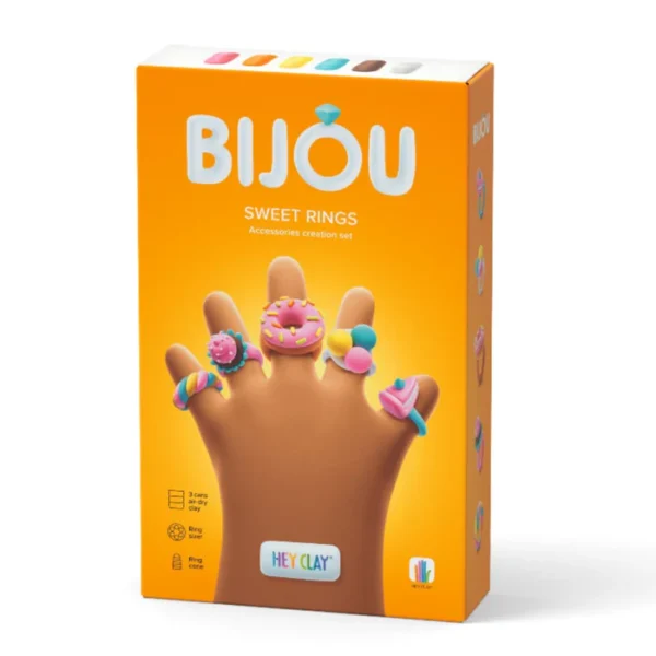 Hey clay set - ringen - bijoux - rainbow - hey clay - kleien - app - kleurrijk - pedagogisch - spel - peuters - vogels - kleuters - open end play - dn houten tol - gemert - speelgoedwinkel - duurzaam - educatief - verantwoord - bso - kinderdagverblijf - opvang - hout - kinderen - peuter - dreumes - kleuter - baby - toyshop - woodentoys - webwinkel - kado - eerlijk - trendy - nieuwe - fsc - recyclebaar - antroposofisch - speelplezier - koop lokaal - sensory - vrijeschool