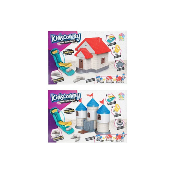 Kidsdiscovery - bouwpakket - kasteel - huis - bouwen - zand - play - maken - klei - roze - grennn - magnetisch zand - pedagogisch - spel - peuters - vogels - kleuters - open end play - dn houten tol - gemert - speelgoedwinkel - duurzaam - educatief - verantwoord - bso - kinderdagverblijf - opvang - hout - kinderen - peuter - dreumes - kleuter - baby - toyshop - woodentoys - webwinkel - kado - eerlijk - trendy - nieuwe - fsc - recyclebaar - antroposofisch - speelplezier - koop lokaal - sensory - vrijeschool